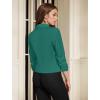 imageHybrid ampamp Company Womens Lightweight Casual Work Office Stretch Ponte Cardigan Blazer Jacket Made in USAJade