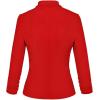 imageHybrid ampamp Company Womens Lightweight Casual Work Office Stretch Ponte Cardigan Blazer Jacket Made in USARed