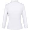 imageHybrid ampamp Company Womens Lightweight Casual Work Office Stretch Ponte Cardigan Blazer Jacket Made in USAWhite