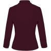 imageHybrid ampamp Company Womens Lightweight Casual Work Office Stretch Ponte Cardigan Blazer Jacket Made in USAWine