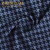 imageHybrid ampamp Company Super Comfy Stretch with Full Elastic Waist Pull On Millennium Twill PantHounds Tooth 2  Blue Black