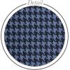 imageHybrid ampamp Company Super Comfy Stretch with Full Elastic Waist Pull On Millennium Twill PantHounds Tooth 2  Blue Black