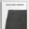 imageHybrid ampamp Company Super Comfy Stretch with Full Elastic Waist Pull On Millennium Twill PantPocketcharcoal