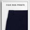 imageHybrid ampamp Company Super Comfy Stretch with Full Elastic Waist Pull On Millennium Twill PantPocketdarknavy