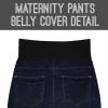 imageHybrid ampamp Company Women Super Comfy Stretch Maternity BermudaBermudabm4822sdarkwash
