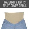 imageHybrid ampamp Company Women Super Comfy Stretch Maternity BermudaBermudabm4822slightblue
