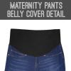 imageHybrid ampamp Company Women Super Comfy Stretch Maternity BermudaBermudabm4822smediumblue