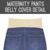 imageHybrid ampamp Company Women Super Comfy Stretch Maternity BermudaBermudabm5326aindigo