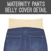 imageHybrid ampamp Company Women Super Comfy Stretch Maternity BermudaBermudabm5326avintag