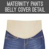 imageHybrid ampamp Company Women Super Comfy Stretch Maternity BermudaBermudabm5326avintag