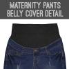 imageHybrid ampamp Company Women Super Comfy Stretch Maternity BermudaBermudabm5826adarkwash