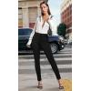 imageHybrid ampamp Company Womens Ultra Comfy Stretch Slim Fit Trousers Chino Pants with PocketBlack