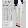 imageHybrid ampamp Company Womens Ultra Comfy Stretch Slim Fit Trousers Chino Pants with PocketLightgrey