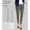 imageHybrid ampamp Company Womens Ultra Comfy Stretch Slim Fit Trousers Chino Pants with PocketOlive