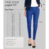imageHybrid ampamp Company Womens Ultra Comfy Stretch Slim Fit Trousers Chino Pants with PocketRoyal