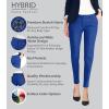 imageHybrid ampamp Company Womens Ultra Comfy Stretch Slim Fit Trousers Chino Pants with PocketRoyal