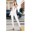 imageHybrid ampamp Company Womens Ultra Comfy Stretch Slim Fit Trousers Chino Pants with PocketWhite