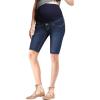 imageHybrid ampamp Company Women Super Comfy Stretch Maternity BermudaBermudadarkwash