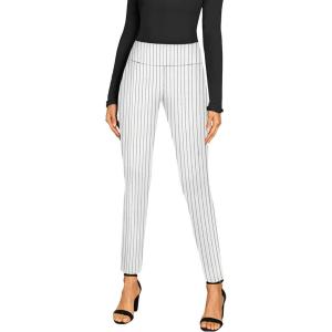 imageHybrid ampamp Company Super Comfy Stretch with Full Elastic Waist Pull On Millennium Twill Pant10909whiteBlac