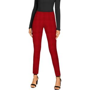 imageHybrid ampamp Company Super Comfy Stretch with Full Elastic Waist Pull On Millennium Twill Pant427red