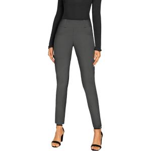 imageHybrid ampamp Company Super Comfy Stretch with Full Elastic Waist Pull On Millennium Twill PantPocketcharcoal