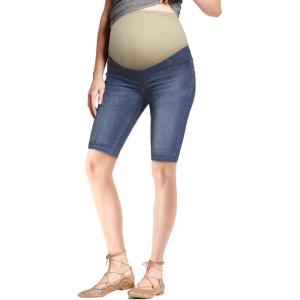 imageHybrid ampamp Company Women Super Comfy Stretch Maternity BermudaBermudabm5326avintag