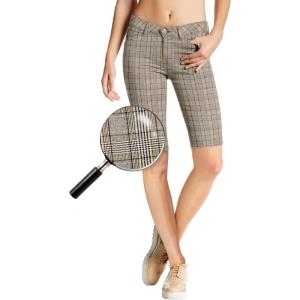 imageHybrid ampamp Company Womens Perfectly Shaping Hyper Stretch Bermuda Shorts1405brownmulti