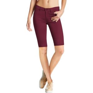imageHybrid ampamp Company Womens Perfectly Shaping Hyper Stretch Bermuda ShortsBermudawine
