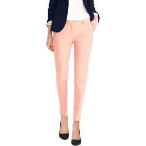 imageHybrid ampamp Company Womens Ultra Comfy Stretch Slim Fit Trousers Chino Pants with PocketBlush