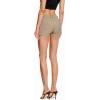 imageHybrid ampamp Company Womens Super Comfy 3 inch Inseam Butt Lifting Stretch TwillDenim ShortsBeigeKhak