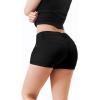 imageHybrid ampamp Company Womens Super Comfy 3 inch Inseam Butt Lifting Stretch TwillDenim ShortsBlack