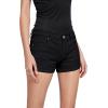 imageHybrid ampamp Company Womens Super Comfy 3 inch Inseam Butt Lifting Stretch TwillDenim ShortsBlack