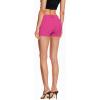 imageHybrid ampamp Company Womens Super Comfy 3 inch Inseam Butt Lifting Stretch TwillDenim ShortsFuchsia