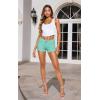 imageHybrid ampamp Company Womens Super Comfy 3 inch Inseam Butt Lifting Stretch TwillDenim ShortsShortmint