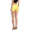 imageHybrid ampamp Company Womens Super Comfy 3 inch Inseam Butt Lifting Stretch TwillDenim ShortsShortyellow