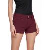 imageHybrid ampamp Company Womens Super Comfy 3 inch Inseam Butt Lifting Stretch TwillDenim ShortsWine