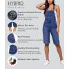 imageHybrid ampamp Company Womens Leisure Adjustable Straps Stretch Bermuda Short Denim jumpsuits OverallsBvj156998medium Was