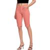 imageHybrid ampamp Company Womens Ultra Comfy Butt Lift Stretch Bermuda City ShortsBermudaspringcora
