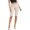 imageHybrid ampamp Company Womens Ultra Comfy Butt Lift Stretch Bermuda City ShortsBermudastone