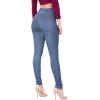 imageHybrid ampamp Company Womens Butt Lift Skinny High Waisted V3 Super Comfy Stretch Denim PantsMedium Blu