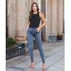 imageHybrid ampamp Company Womens Butt Lift Skinny High Waisted V3 Super Comfy Stretch Denim PantsMedium Blu