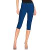 imageHybrid ampamp Company Womens Butt Lift Super Comfy Stretch Denim Capri Short JeansBlue
