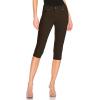 imageHybrid ampamp Company Womens Butt Lift Super Comfy Stretch Denim Capri Short JeansBrown