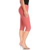 imageHybrid ampamp Company Womens Butt Lift Super Comfy Stretch Denim Capri Short JeansCoral