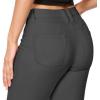 imageHybrid ampamp Company Womens Butt Lift Super Comfy Stretch Denim Capri Short JeansGun Metal