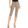 imageHybrid ampamp Company Womens Butt Lift Super Comfy Stretch Denim Capri Short JeansKhaki