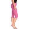 imageHybrid ampamp Company Womens Butt Lift Super Comfy Stretch Denim Capri Short JeansPink