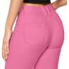 imageHybrid ampamp Company Womens Butt Lift Super Comfy Stretch Denim Capri Short JeansPink