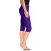 imageHybrid ampamp Company Womens Butt Lift Super Comfy Stretch Denim Capri Short JeansPurple