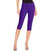 imageHybrid ampamp Company Womens Butt Lift Super Comfy Stretch Denim Capri Short JeansPurple